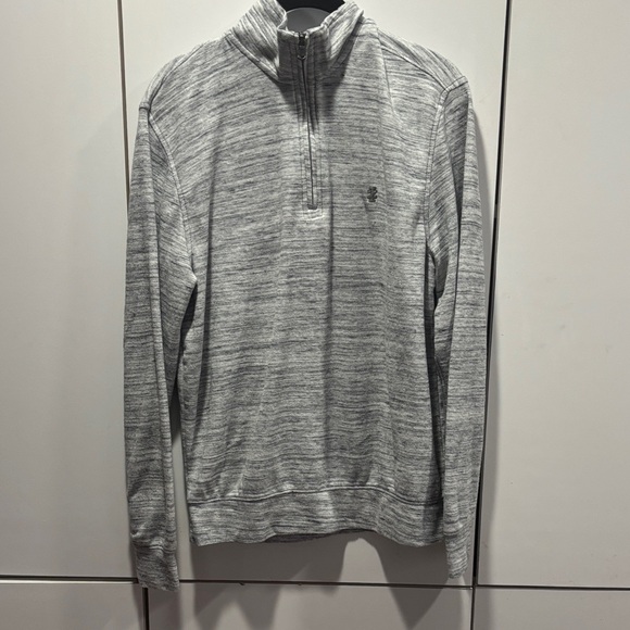 Izod Other - Izod‎ Men's Light Gray Zip-Up Sweater
